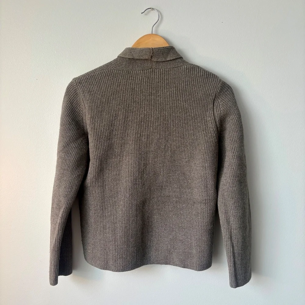 Saint James ribbed wool sweater-size small - Picture 2 of 8